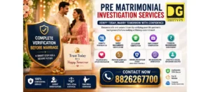 pre matrimonial detective agency