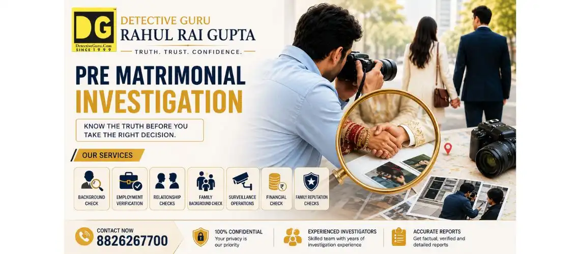 pre matrimonial detective in Kolkata